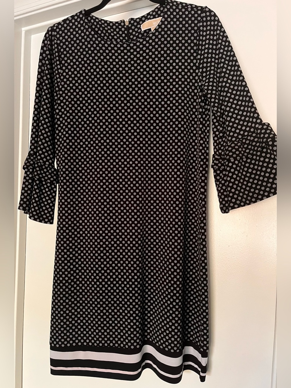 Michael Kors 3/4 Length Sleeve A-line Dress Sz S